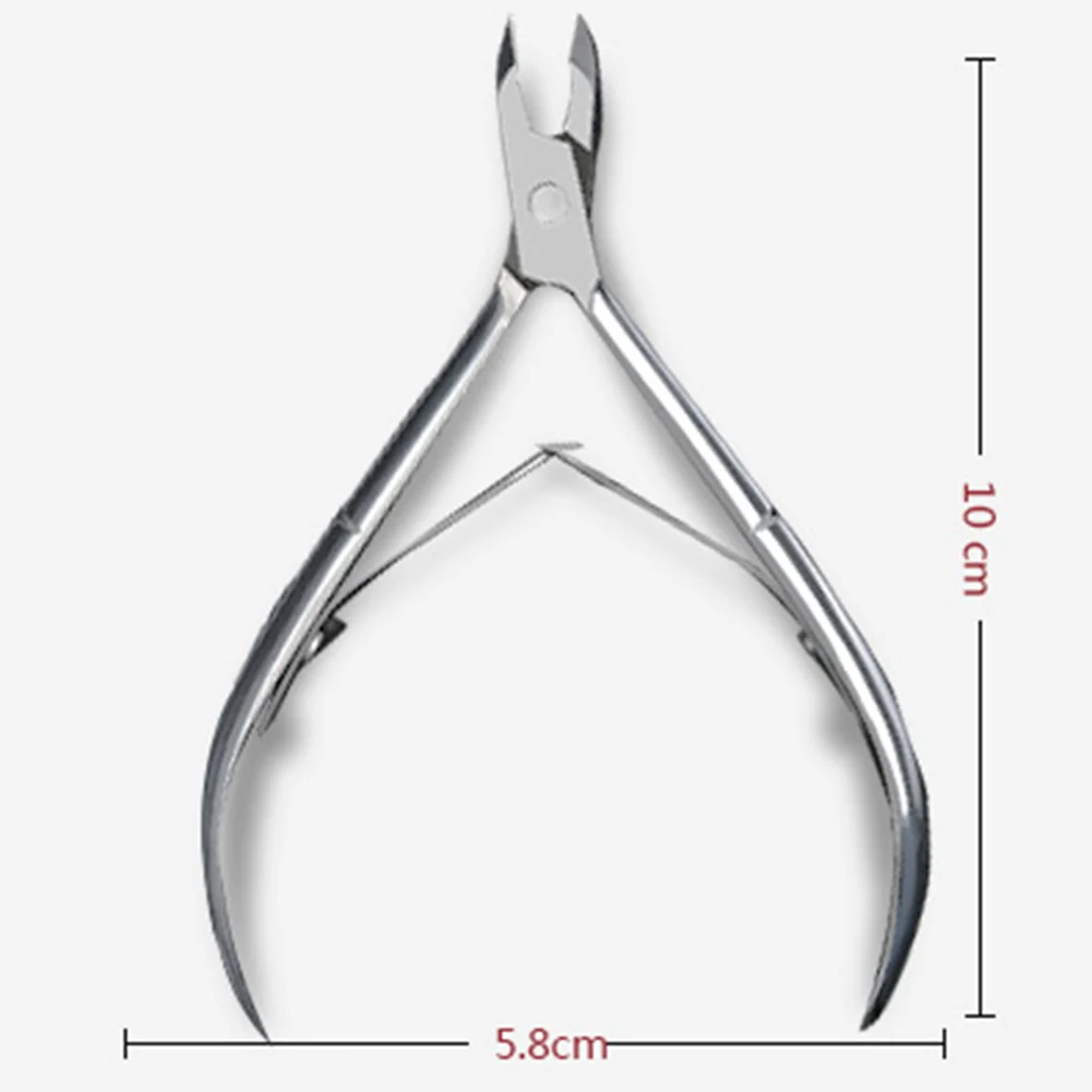 

High Quality Stainless Steel Nail Cuticle Scissors Manicure Pedicure Tools Double Fork Dead Skin Nail Scissor Cuticle Scissors