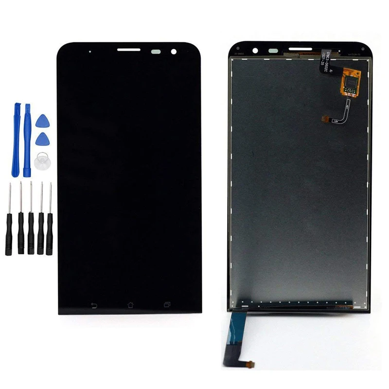 

Black LCD Display Touch Screen Digitizer Assembly Replacement Repair Part For ASUS Zenfone 2 Laser ZE600KL Z00MD With Tools