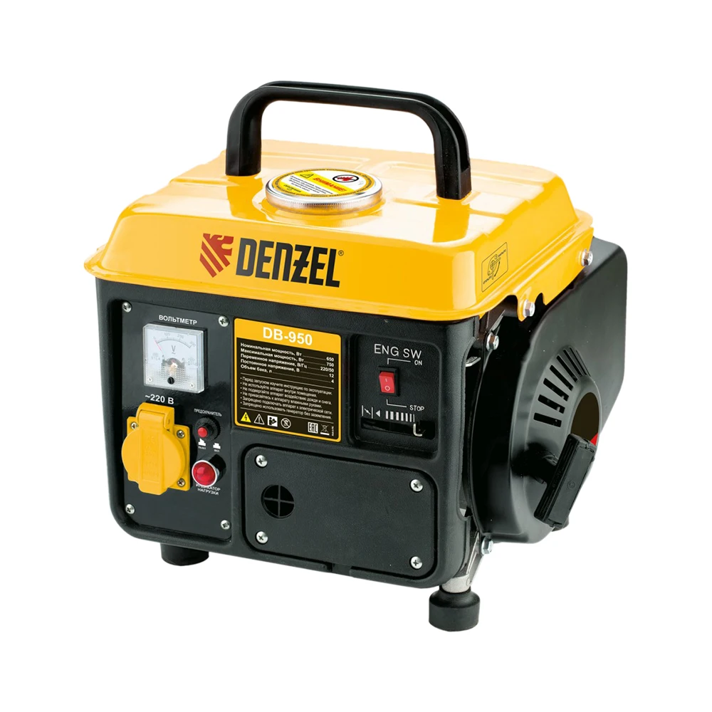 Gasoline & Petrol Generators DENZEL DB950 Power Equipment Generator | Обустройство дома