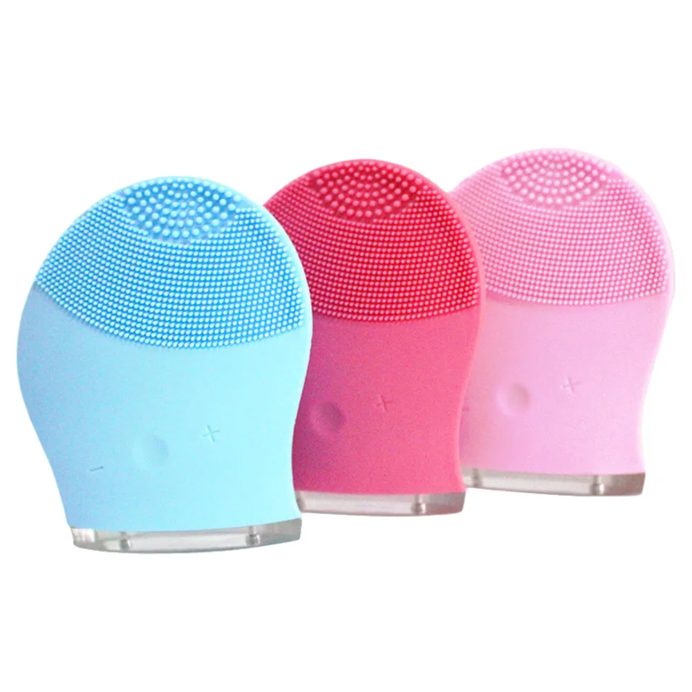 1pc Waterproof Silicon Facial Cleansing mini Brush Best Face Cleaning