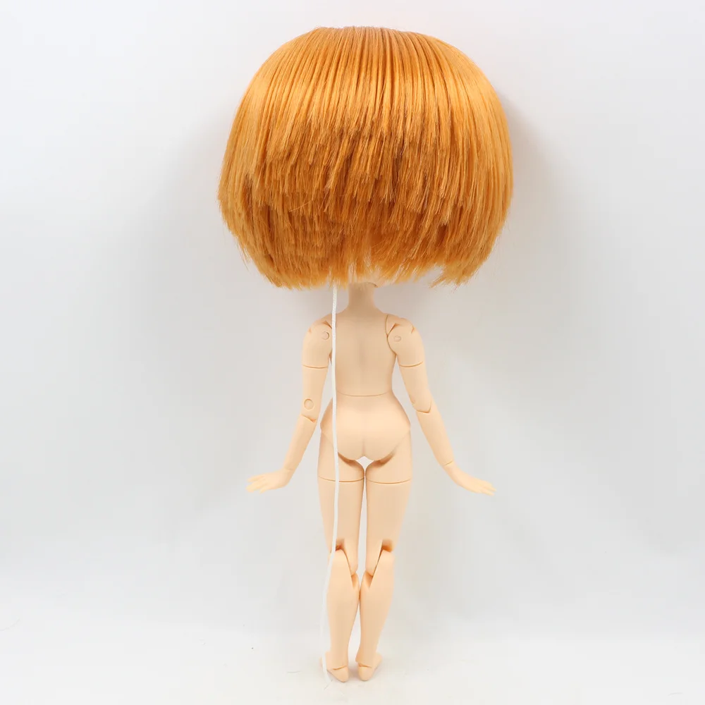RBL Scalp 1/6 Blyth кукольные парики для мужчин и девочек, короткая серия волос, включая жесткий эндоконский купол коричневого цвета с челкой - Цвет: 70BL0145