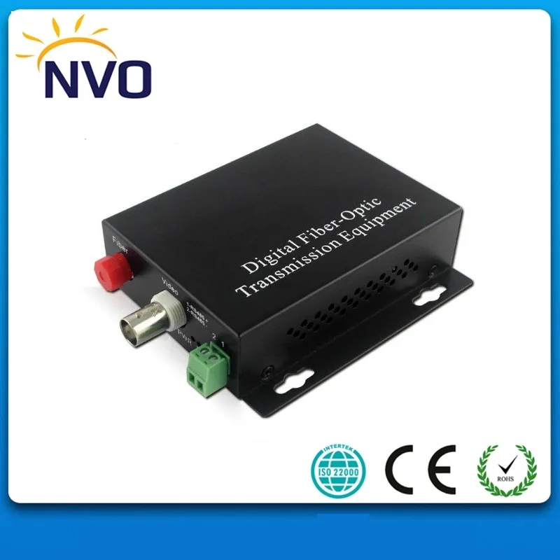 Мм, 1ch Vedio+ Bi-directional RS485 данных, 1080 P 1V1D, расстояние: 2 км, ST, американское зарядное устройство, 1Ch CCTV волоконно-оптический трансивер