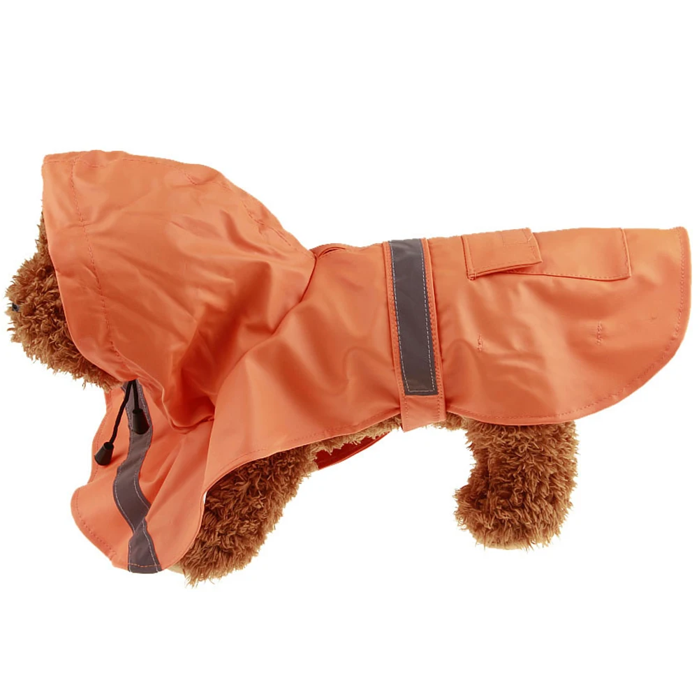 Big Pet Dog Waterproof Waistcoat Jacket Raincoat Clothes Rain Slicker