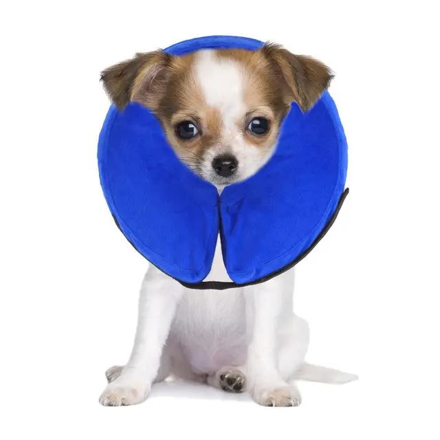 Protective Inflatable Dogs Collar, Soft Pet Recovery E Collar for Small