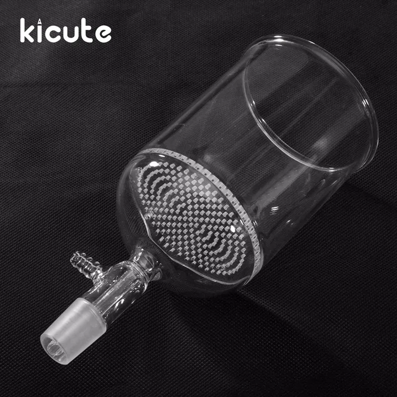 Buchner do Funil de Vidro do Borosilicato do Laboratório de Kicute com Placa Fonte da Escola do Equipamento da Química do Laboratório 40 do Poro do 80mm Placa com 500ml 24 –