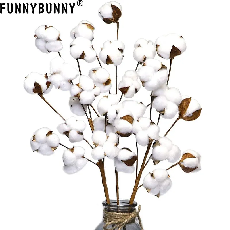 FUNNYBUNNY изготовлено из натурального белого хлопка с цветами и боллами в