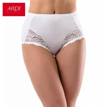 

Panties Briefs White Beige High Rise Cotton Lace ARDI R2710-24