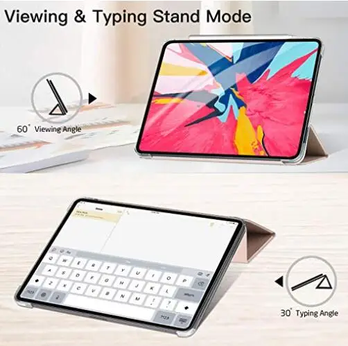 IpadCase для iPad Pro 11 &quot2018 тонкий легкий трехслойный смарт чехол с функцией