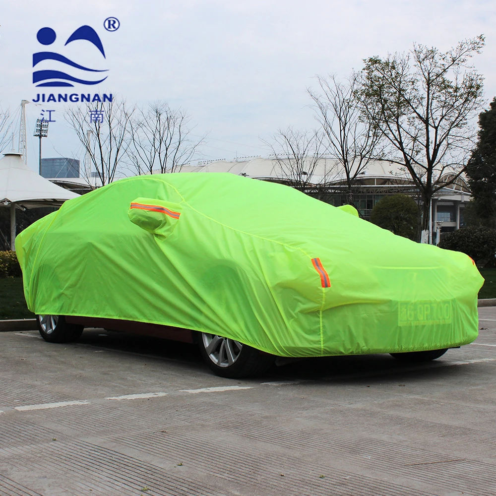 Full Green Car Cover Breathable UV Protection, Anti dust and scratches
