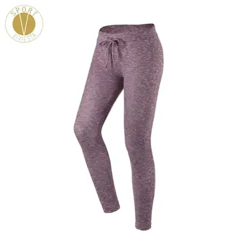 

Ribbed Drawcord Tight Sweatpants - Women's Slim Fit Drawstring Yoga Jogging Jogger Leggings Pants Bottoms
