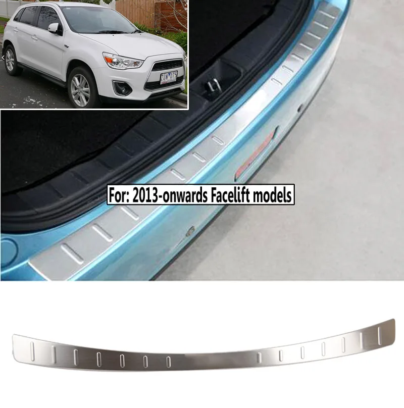 Prix pour Acier inoxydable Pare-chocs Arrière Protecteur Couverture Pour Mitsubishi ASX 2013-2016 Coffre Arrière Boot Étape Pont Panneau Garniture Chrome 2014 2015 Prix pour Acier inoxydable Pare-chocs Arrière Protecteur Couverture Pour Mitsubishi ASX 2013-2016 Coffre Arrière Boot Étape Pont Panneau Garniture Chrome 2014 2015