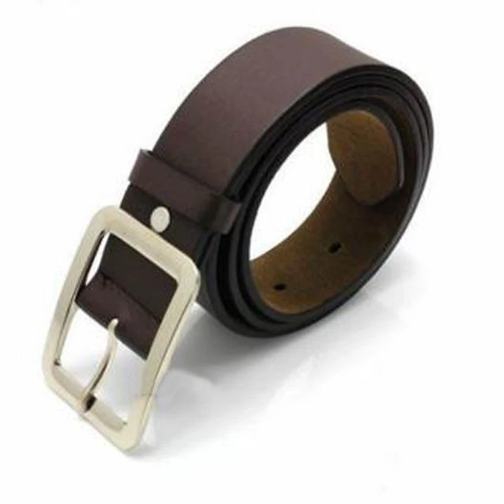 

2019 Waist Business Men Casual Pin Buckle Waist Strap Big Size Faux Leather Male Belt All-Match High Quality Waistband Accessory