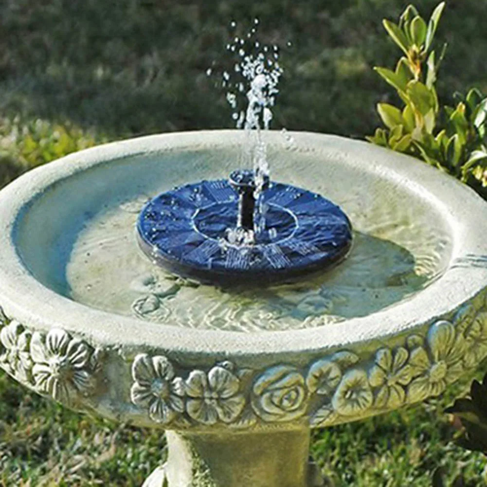 Mini Solar Energy Floating Fountain Maker Diameter 175 Mm Oxygen