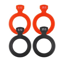 5 шт. пробные линзы оптические линзы Пластиковые обода диаметром 38 мм для пробных объективов набор