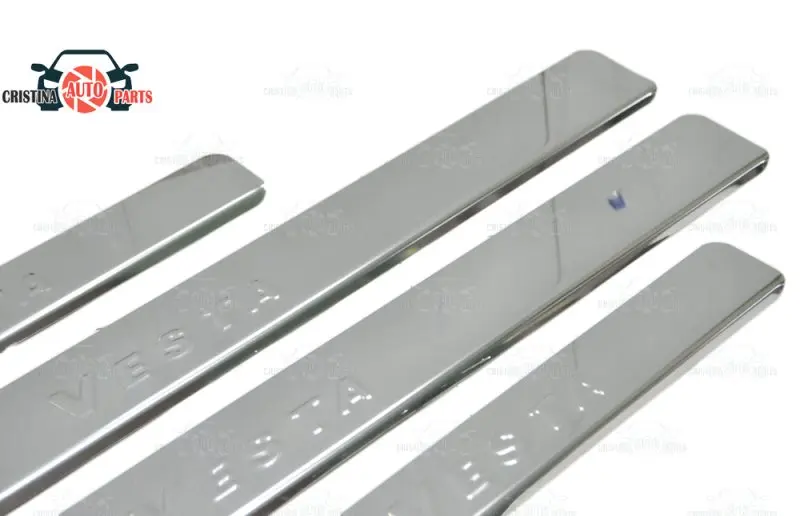 Najtaniej Drzwi parapety dla Lada Vesta SW SW krzyż 2017 ~ 2019 krok płyta wewnętrzna akcesoria wykończenia ochrona dekoracja samochodu znaczek