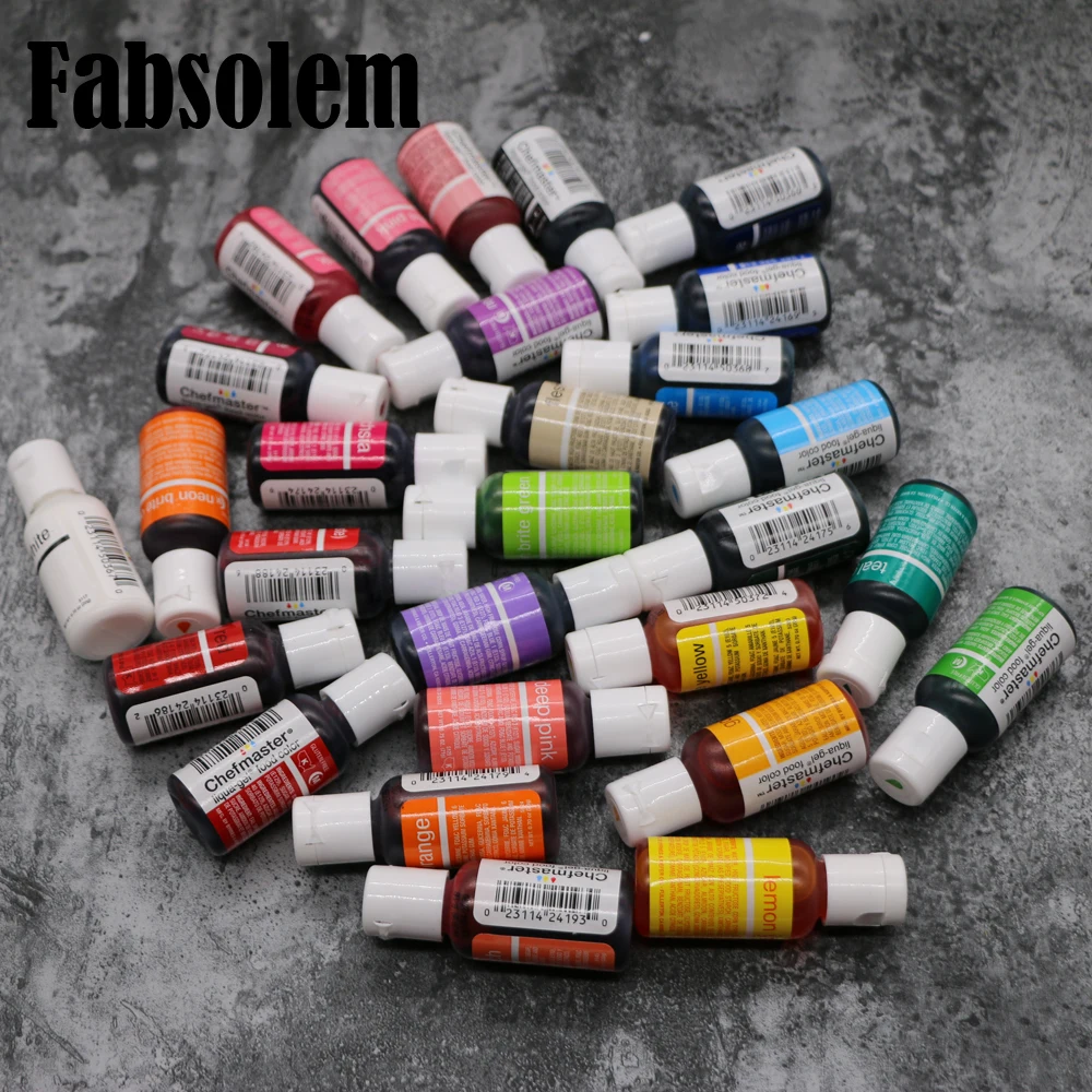 Food color pigment cream fondant Gel colors for cake ...