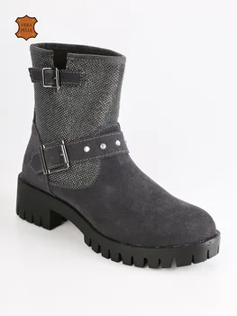

Leather ankle boots