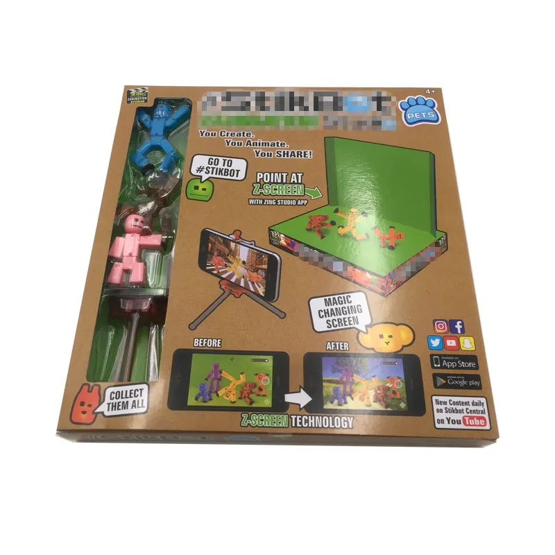 

Screen Animation Studio Toy Shed Make Stop Motion Films with Cute Figurines Animation Interesting Gift Toys Weapon Pack