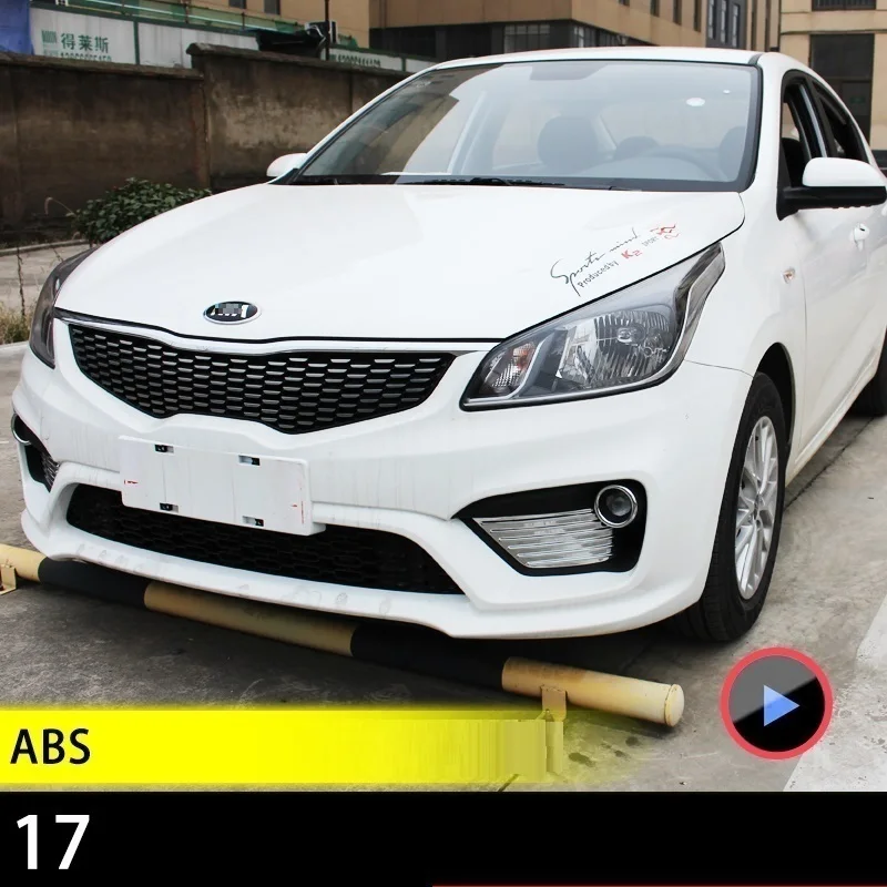 

Front Fog Lamp exterior durable automobile automovil trim parts protecter accessories car styling bright sequins 17 FOR Kia K2