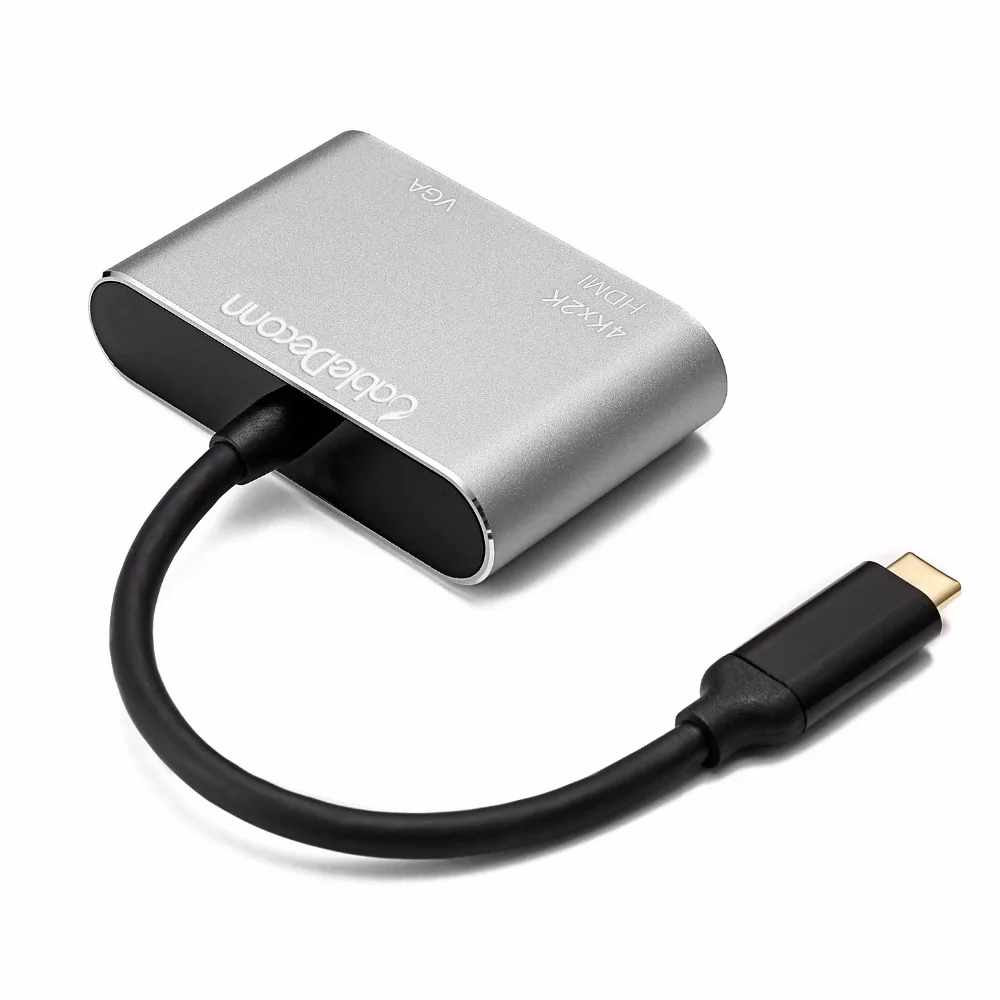 USB C кабель адаптер концентратор USB3.1 Тип к HDMI 4K VGA конвертер для Macbook pro 2017 2016 dell xps|usb
