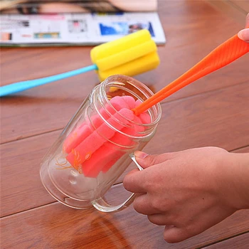 

2pcs Baby Bottle Accessorie Bottle Sponge Brushes Cup Glass Cleaner Tools baby Accessories Cleaning Sponge Cup Brush baby care