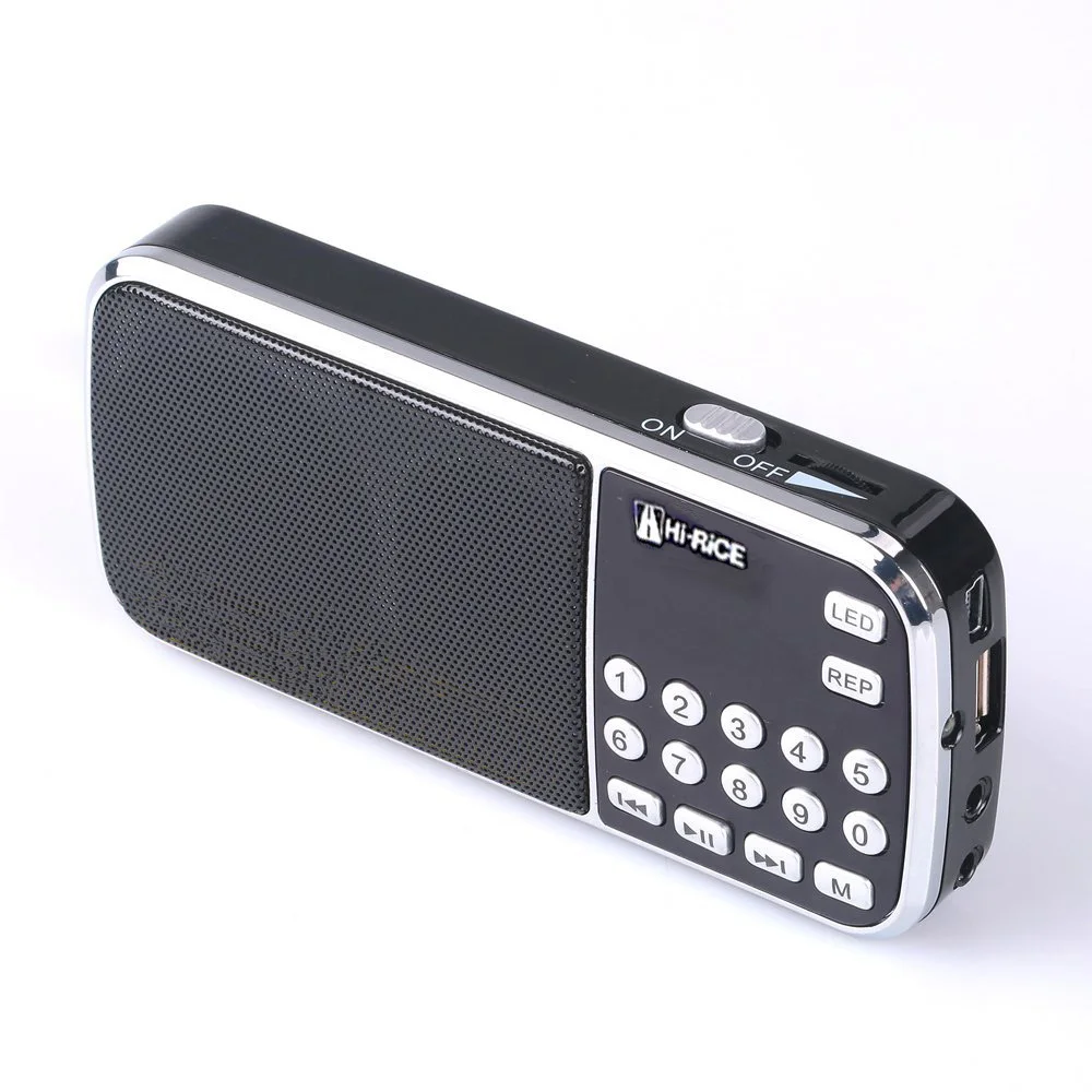 Портативный FM/AM радио USB TF карта MP3-плеер цифровой динамик Hi-Rice SD-101 для отдыха