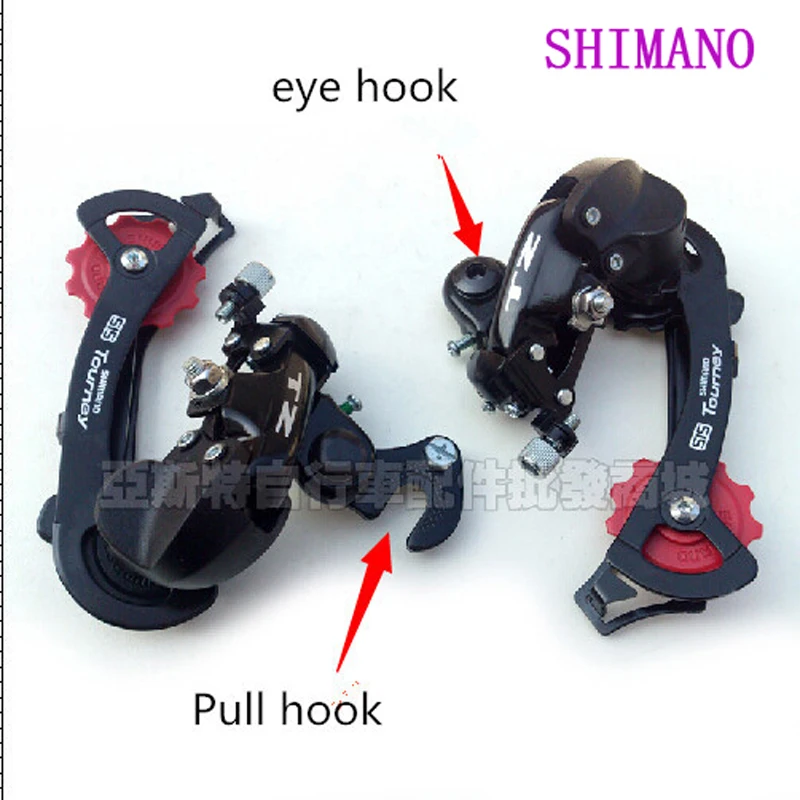 Shimano sis RD-TZ50 mtb دراجة الخلفي derailleur derailleur الخلفي التبديل 7/21 سرعة دراجة أجزاء شحن مجاني