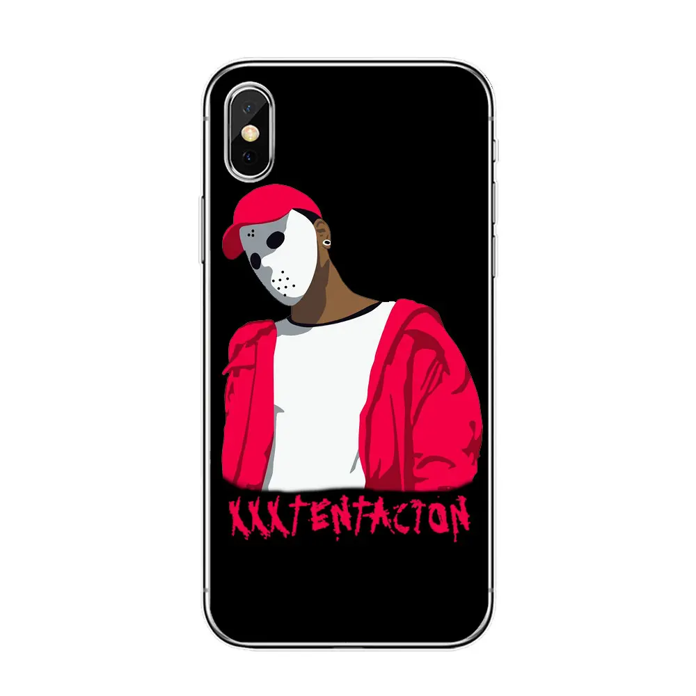 حزين الفتيان XxxTentacion Lilpeep مغني الراب جراب هاتف ل iphone 7 5 S SE 6 s 4 s 7 8 زائد TPU غطاء سيليكون ل iphone X XR XS ماكس حالة