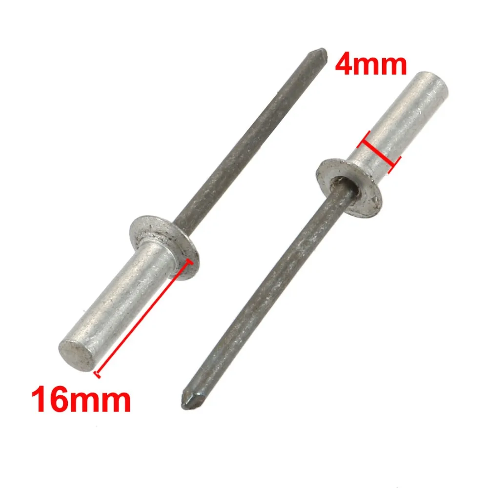 100pcs 4x16mm Rivets Aluminum Countersunk Head Closed End Blind Rivet