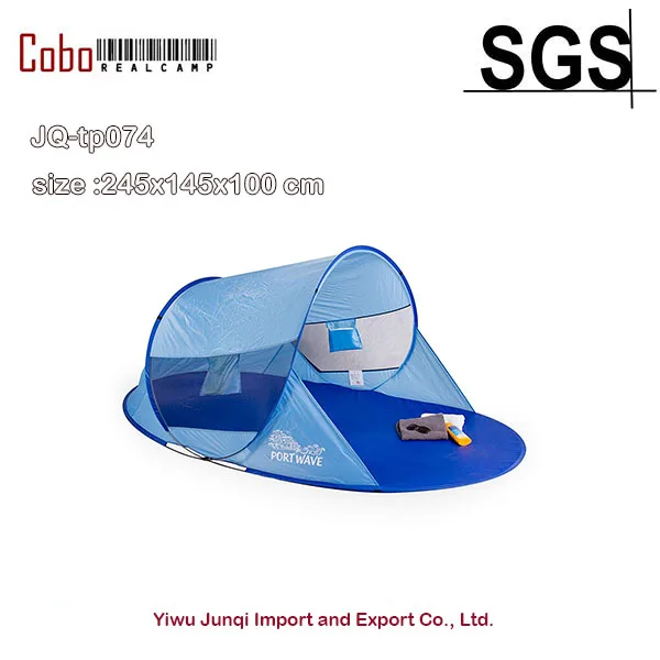 Portwave للجنسين المنبثقة شاطئ خيمة في الهواء الطلق شاطئ الأسرة التخييم كابانا المضادة للأشعة فوق البنفسجية مظلة المأوى المنبثقة خيمة