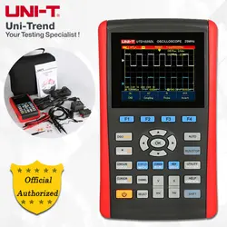 UNI-T UTD1025DL портативный цифровой осциллограф; 2 каналы, 25 МГц пропускной способности, 250 мс/с частота дискретизации