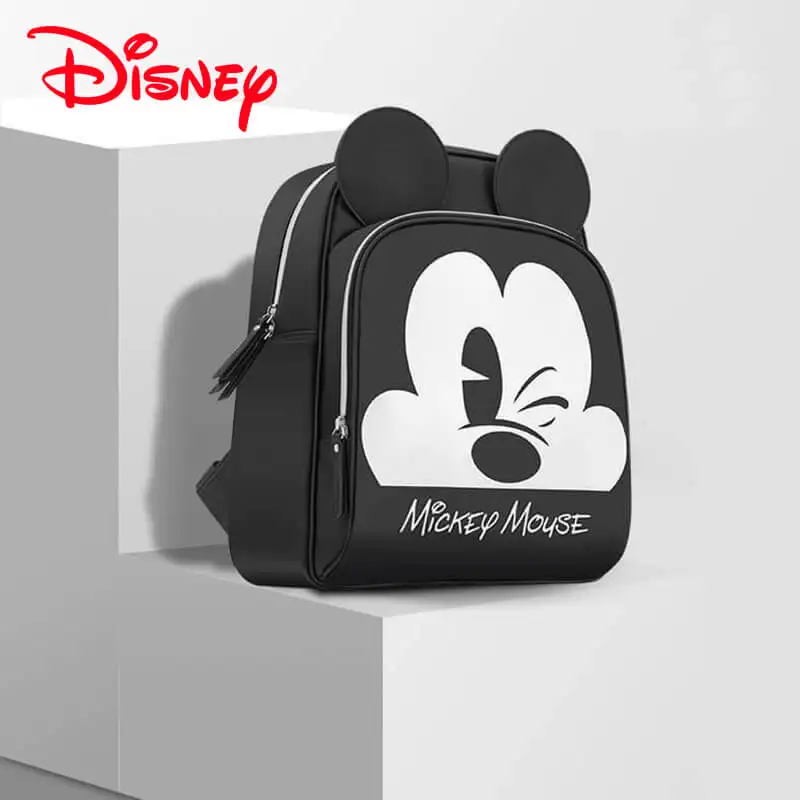 

Disney Mickey Best Diaper Bag Baby Bag Backpack Mummy Maternity Care Large Capacity Nappy Bag Striped 3D Ears USB Bottle Warmer
