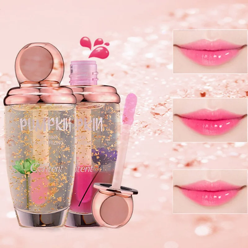 Buy 6 Colors Rose Lips Oil Lip balm Lip gloss Makeup Magic Temperature Changing