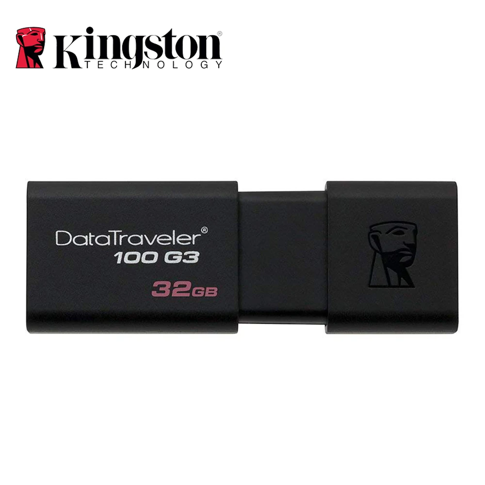 Kingston USB 3,0, флеш-накопитель, 16 ГБ, 32 ГБ, 64 ГБ, 128 ГБ, USB флеш-накопитель, флеш-накопитель, кольцо, память, USB DT100G3