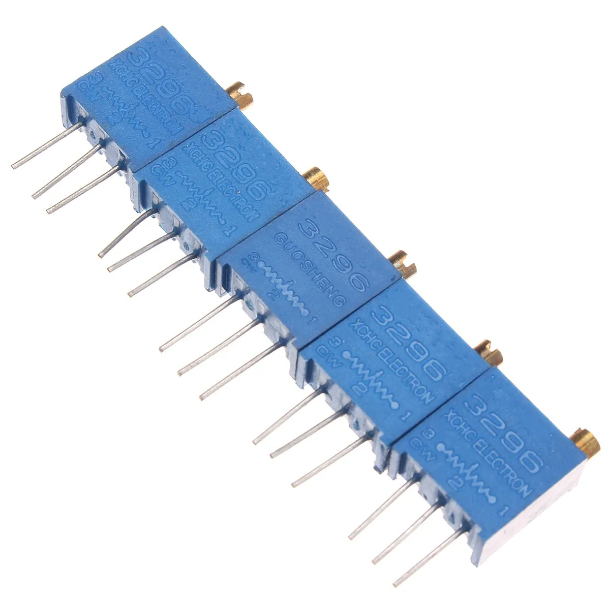 Купить 50 шт./лот 3296 Вт многооборотный подстроечный резистор набор ...