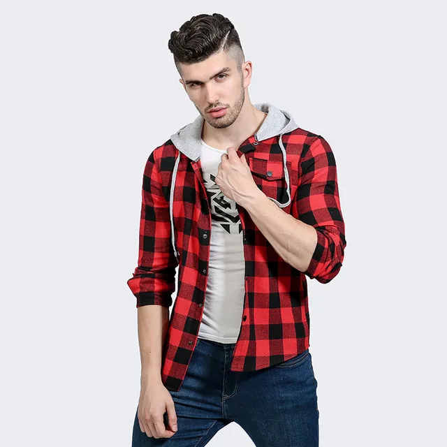 camisa invierno hombre
