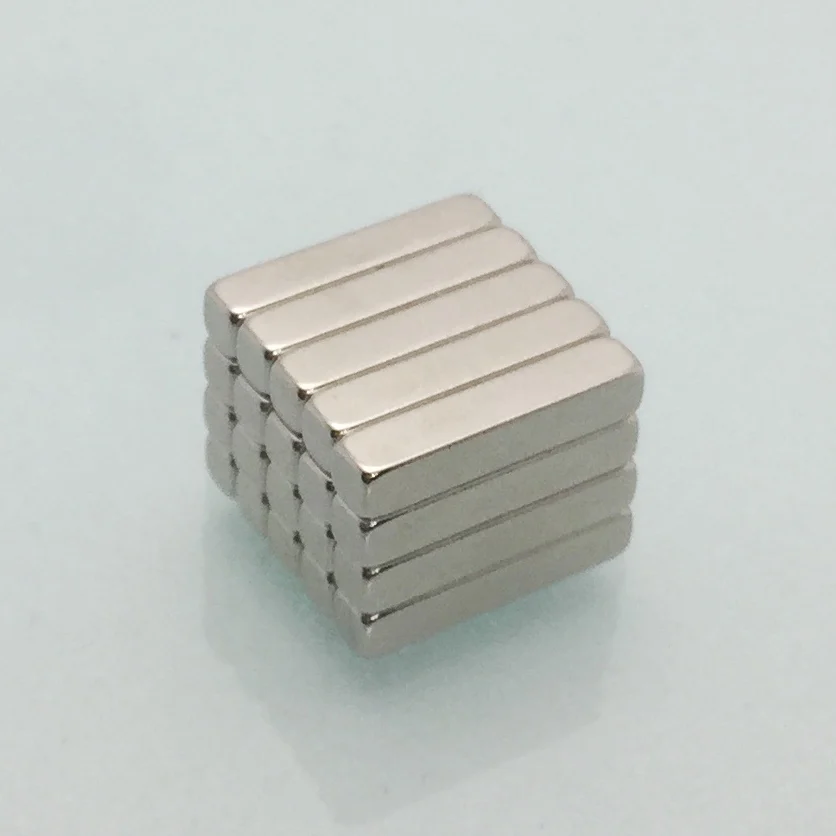 

50pcs block magnetic bar 20x3x2mm Neodymium Magnet small block Magnetic Materials high quality rare earth permanent magnets