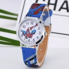 Cartoon Cute Brand Leather Quartz Watch Children Kids Boys Girls Casual Fashion Bracelet Wrist Watch Clock Relogio Garoto