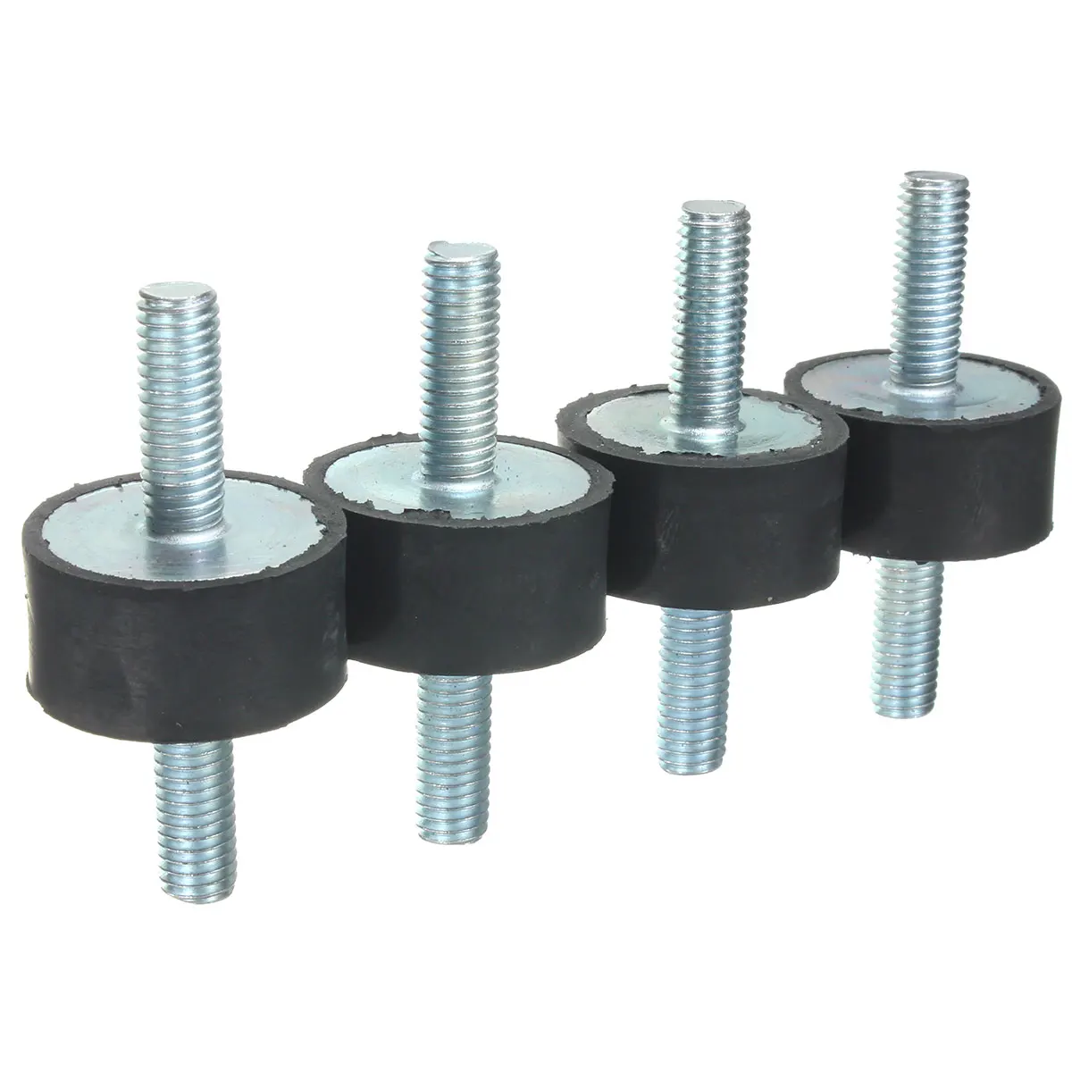 

4pcs M8 30mmx15mm Rubber Mounts Shock Absorber Anti Vibration Isolator Mounts Silentblock Bobbins