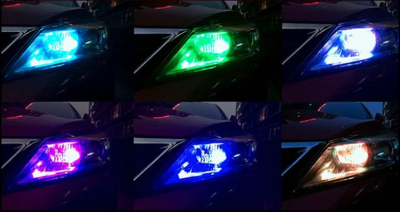 GOOGION W5W светодиодный T10 Canbus светодиодный автомобильный светильник s RGB T10 RGB светодиодный s пульт дистанционного управления авто лампы светильник для автомобиля ампулы светодиодный Voiture