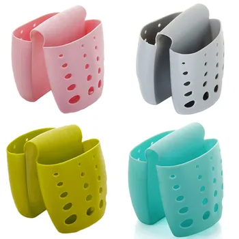 

Multi-purpose Kitchen Storage Baskets Hanging Drain Bag Detachable Sink Sponge Bathroom Debris Container Pouch