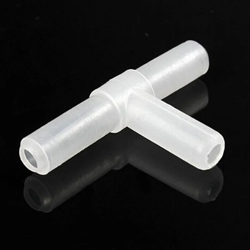 

Plastic T Shape 3Way Aquarium Air Pump Line Tubing Hose Joints Connector New BES