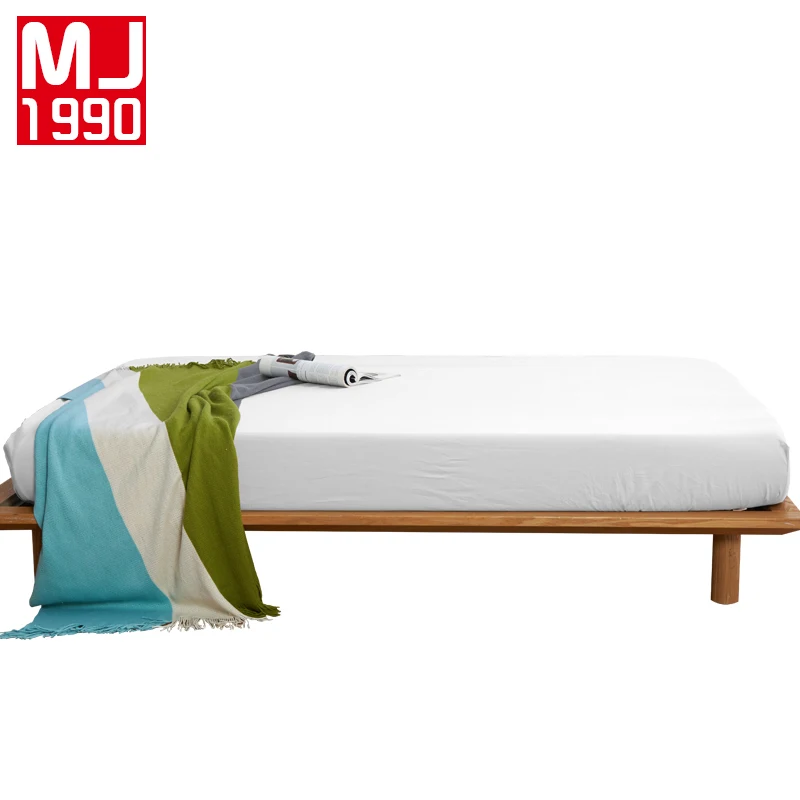 Plain Polyester Fitted Sheet Mattress Cover Solid Color Bedding Bed