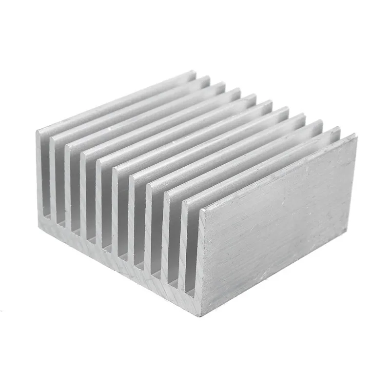 Cooling Accessories 40 x 40 x 20mm Pure Aluminum Heat Sink IC Heatsink