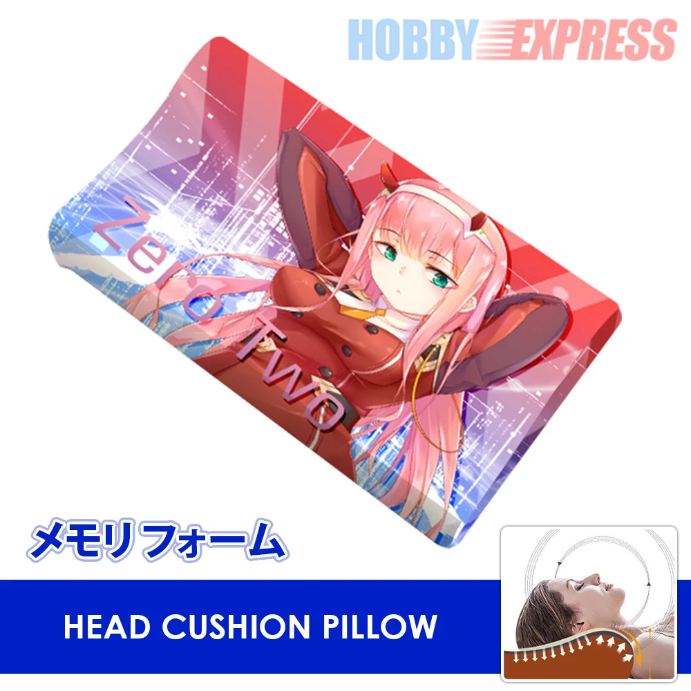 Hobby Express мягкий удобный подголовник из пены памяти аниме, Подушка-ячейки на рабочий день, Nekopara NGNL Zero Two Miku