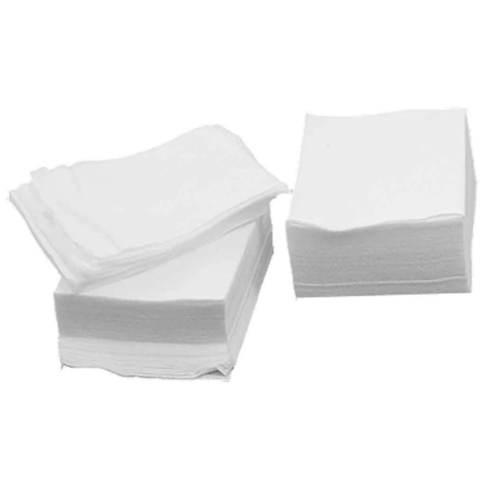 White Rectangle Facial Cotton Pad 200 Pcs Disposable Tissue Pads Makeup