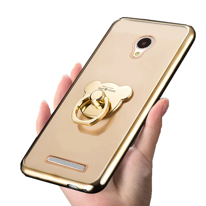 

Fashion Soft Transparent TPU Mobile Phone Case ForMeizu Matel MX5 Cover Ring Kickstand Shell ForMEIZU Pro 7 Plus