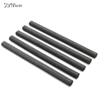 

5pcs 140mm/5.5'' Black Mn-Zn Ferrite Rods For Radio Antenna Aerial Crystal