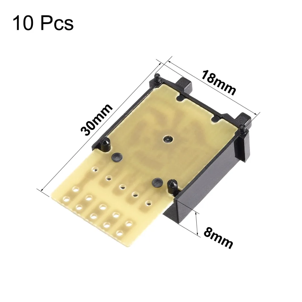 UXCELL 10 шт. DIP переключатели BCD код переключатель колеса большого пальца KM2 0-9 Цифровой 30x18x8 мм черный кремовый белый для сборки и DIY Поставки