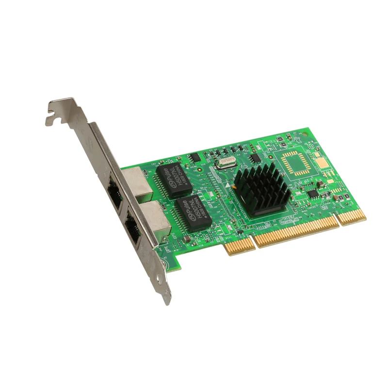 DIEWU 82546 S сетевая карта адаптер с процессором Intel два порта 8492MT гигабитный Ethernet PCI